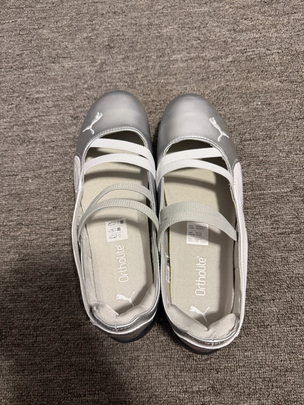 Puma Speedcat Ballet Flats - metallic Mary Jane Style